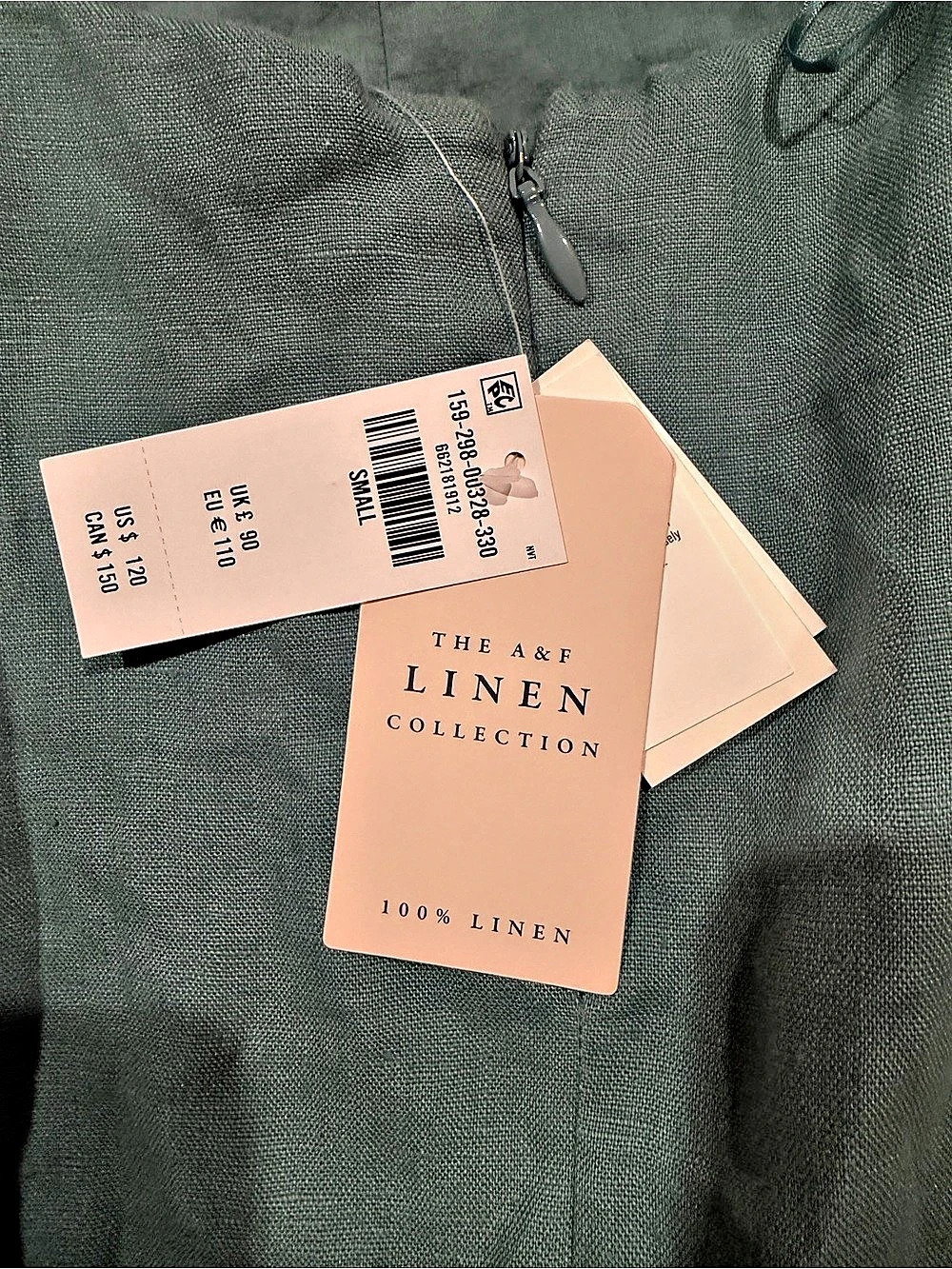 Abercrombie & Fitch A&F Linen Collection Maxi Dress Linen Halter Maxi Dress in - Picture 5 of 5